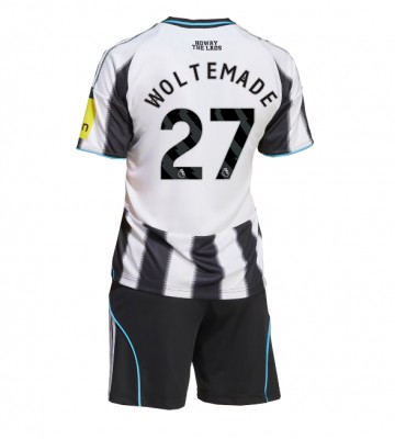 Newcastle United Nick Woltemade #27 Hjemmebanetrøje Børn 2025-26 Kortærmet (+ Korte bukser)